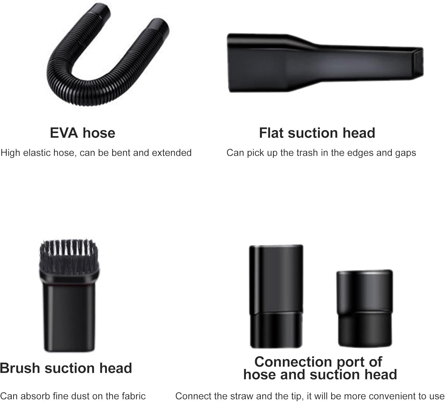 Hand Held Vacuum, Car Vacuum Cleaner for Machine Cordless Portable Handheld Desktop Vacuum Cleaner for Home Home Appliance Car (Color : Orange)