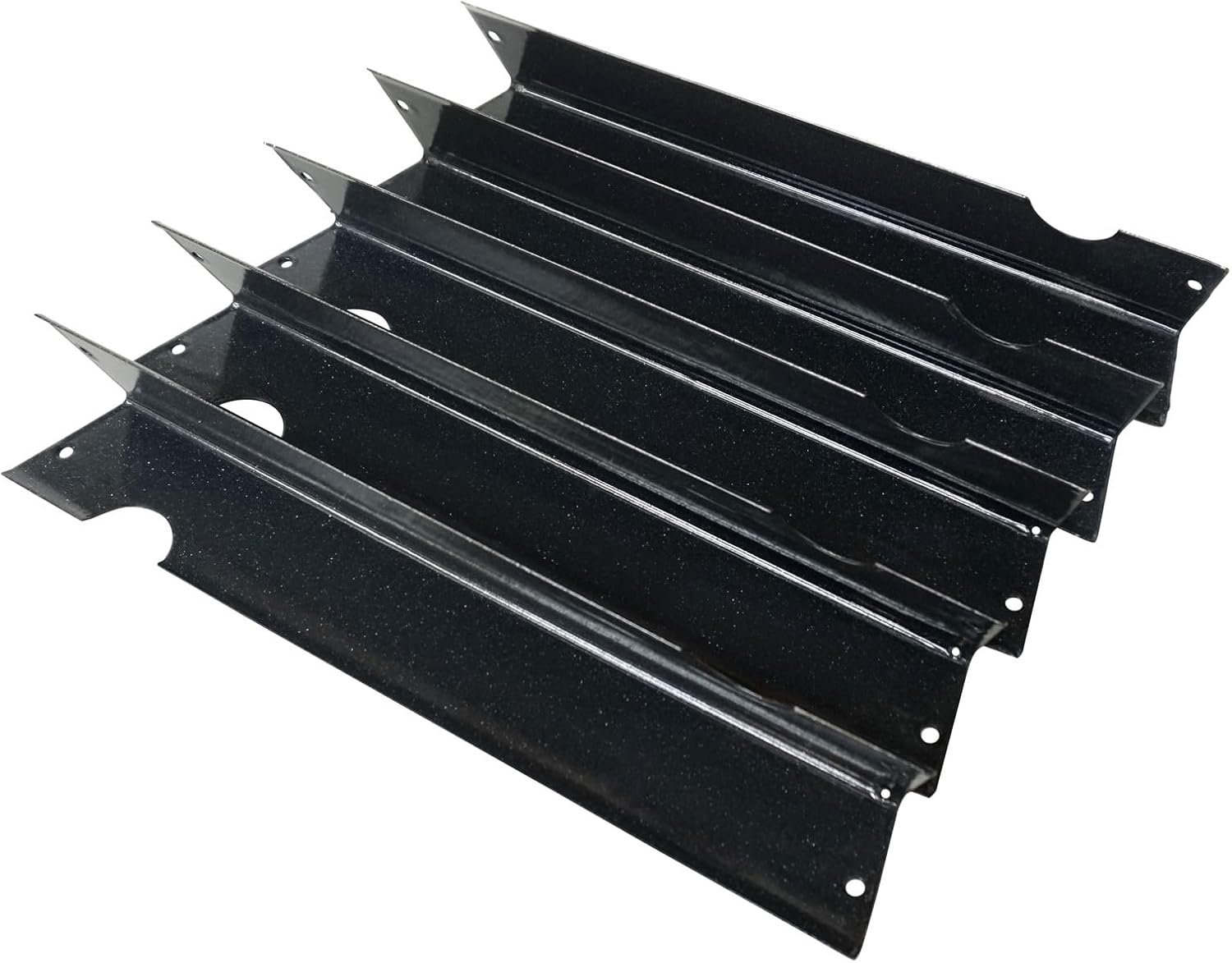Replacement for Porcelain Steel Heat Plates for Weber Gas Grill Models, Set of 5, 90235