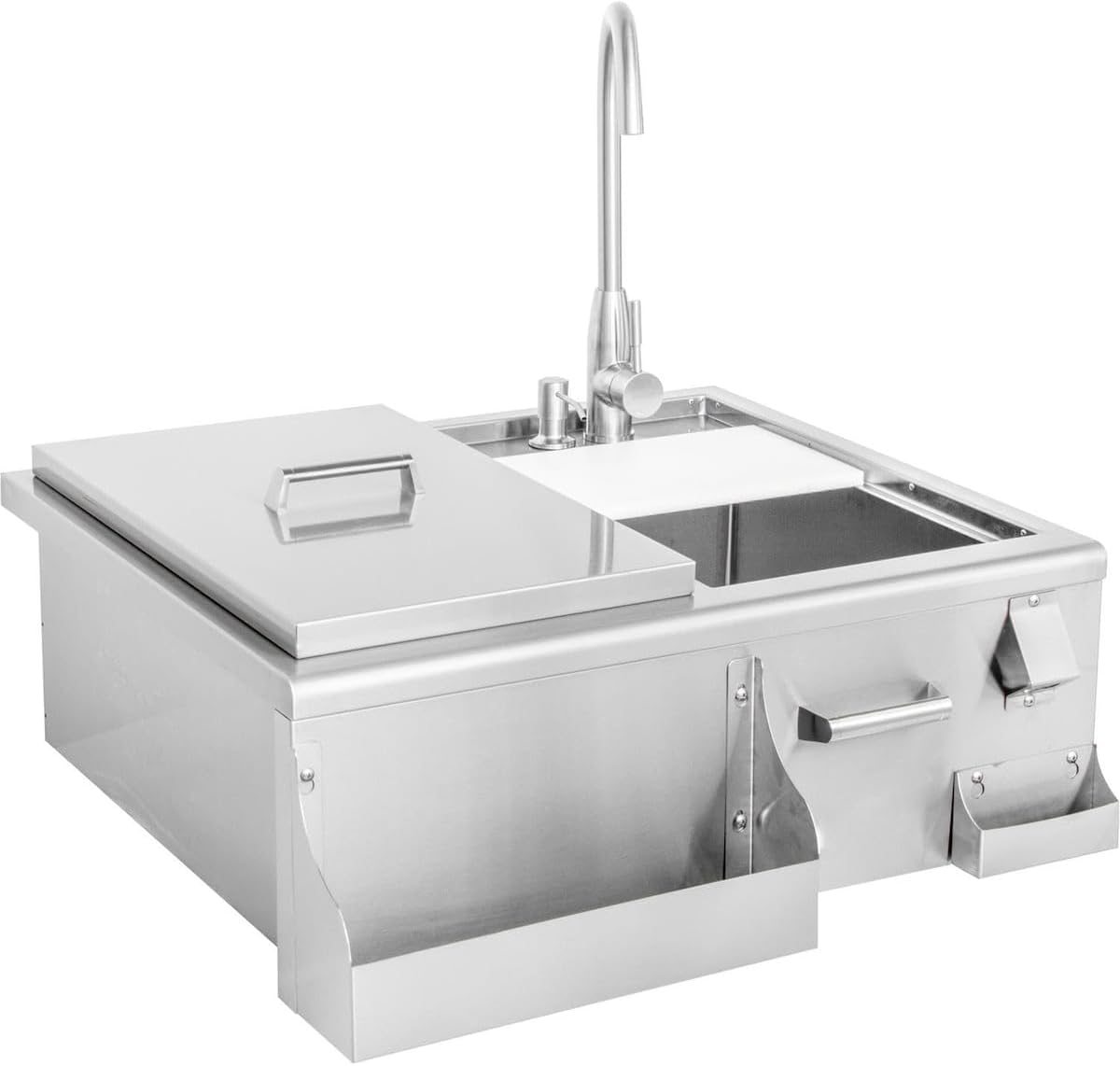 Blaze 30-Inch Beverage Center w/Sink & Ice Bin Cooler - BLZ-30CKT-SNK