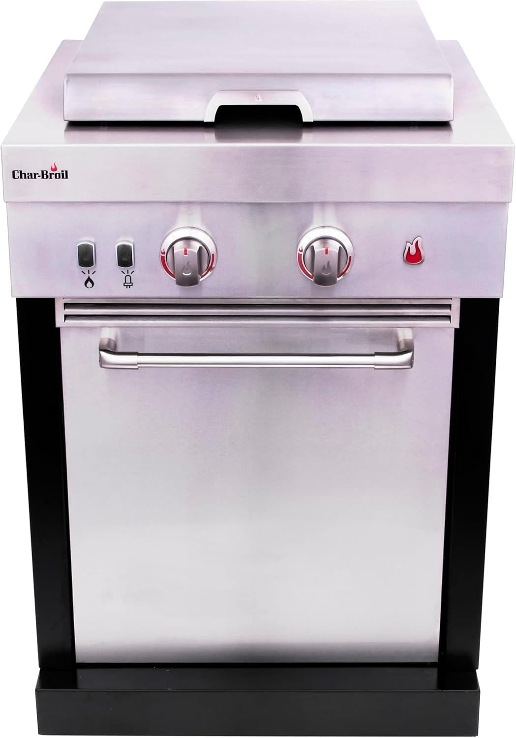 Char-Broil Medallion Series Modular Outdoor Kitchen Dual Fuel Convective 2-Burner Propane Gas Stainless Steel Stove Top - 463246218