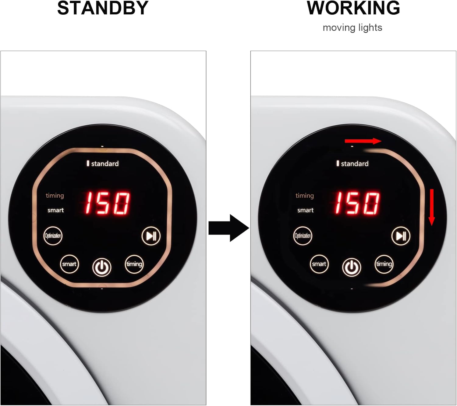 Portable Laundry Dryer, Compact Laundry Dryer for Clothes, 13.2LB Front Load Stainless Steel Clothes Dryers W/Exhaust Pipe, LCD Control Panel, 1300W For Apartment, RV, Home, Dorm