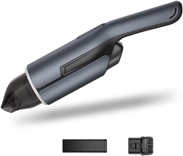 Vacuum Cleaner Wireless Mini Handheld Dual Filter Vacuum Cleaner, Portable Strong Suction Dual Purpose Dry and Wet Vacuum Cleaner, Multi-Function Large Capacity Battery Non-Slip Handle Su