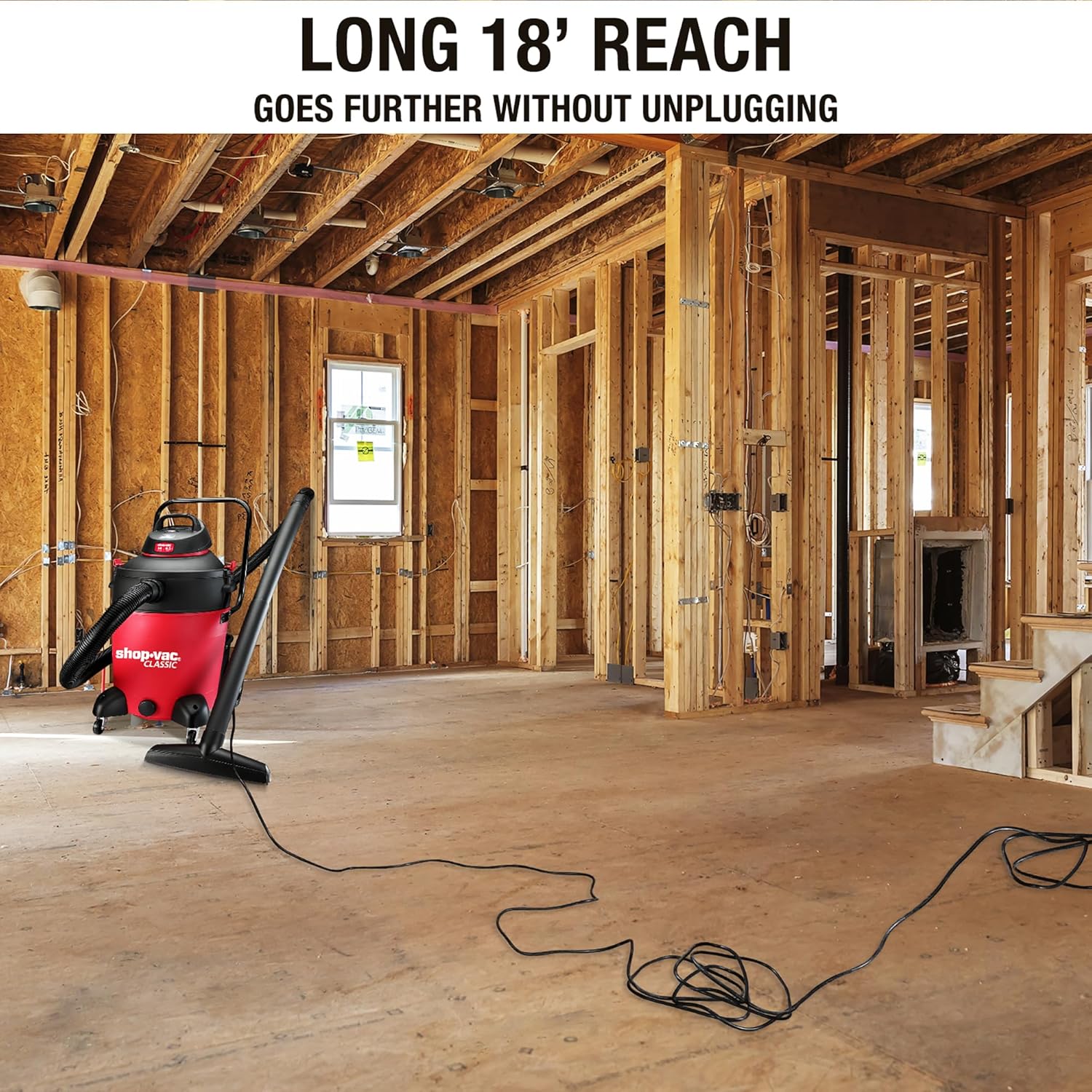 Shop-Vac 14 Gallon 6.5-Peak HP Wet/Dry Vacuum with Filter, Hose and Accessories,5973136