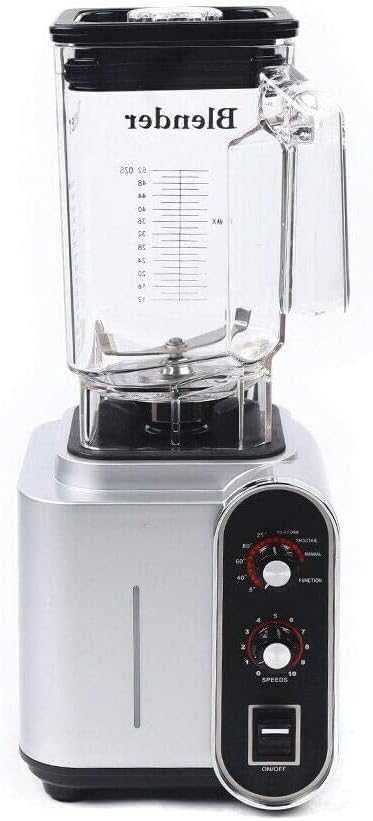Large Capacity Professional Commercial Blender, 1500W Juice Smoothie Machine with Stainless Steel Blade,Timing and Speed Setting for Smoothies, Ice Crush, Frozen Drinks, Self-Cleaning