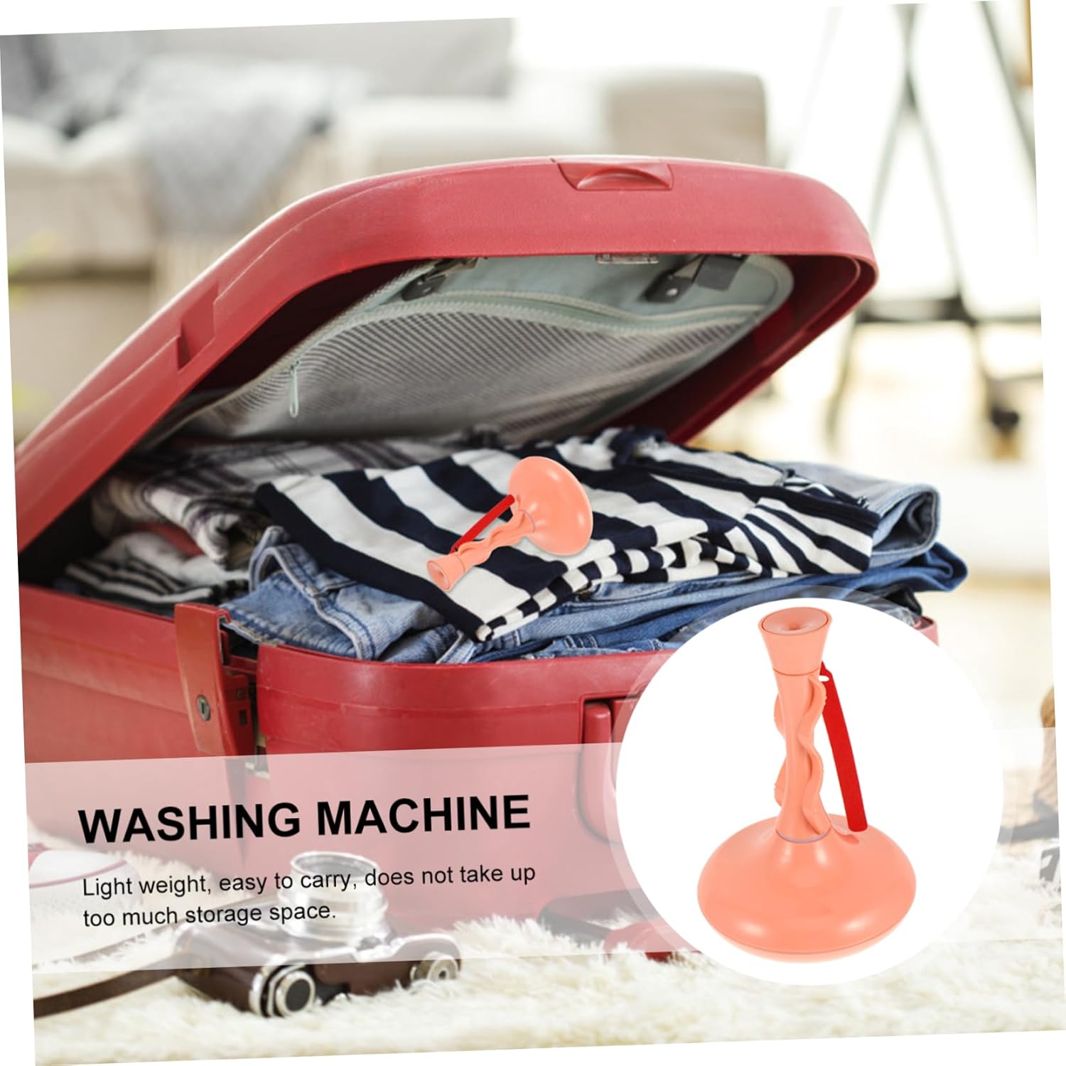360degree Sonic Turbine Washer Portable Washing Machine for Camping Laundry Cleaner Tool Travel Washer Dryer