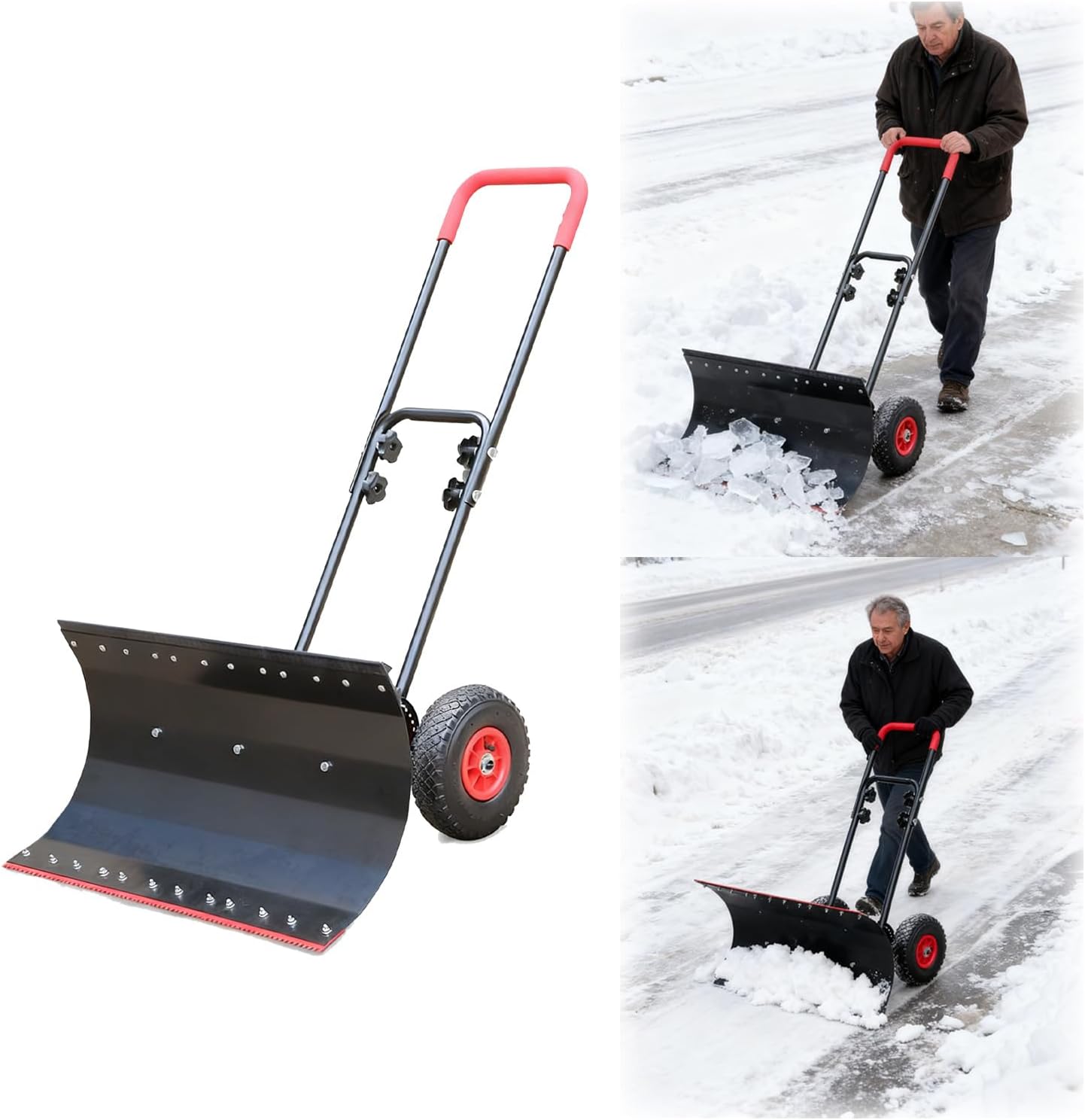 Snow Shovel with Wheels, 29