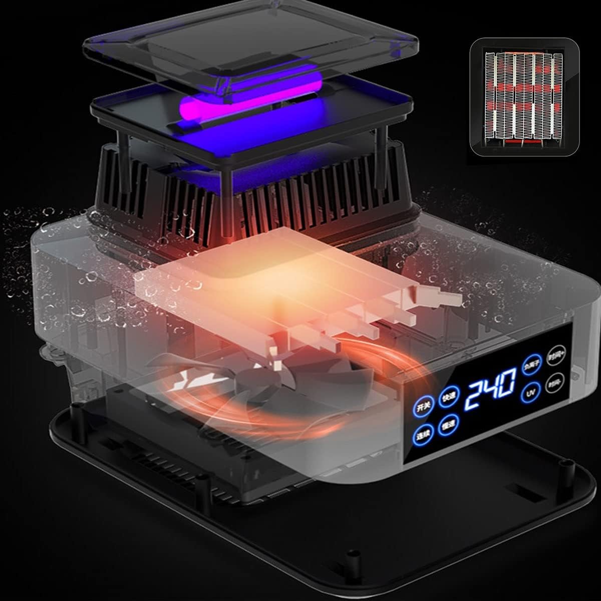 Electric Clothes Dryer,Portable Clothes Drying Rack,Energy Saving for Household,Home,Laundry,Apartment (Color : Brown)