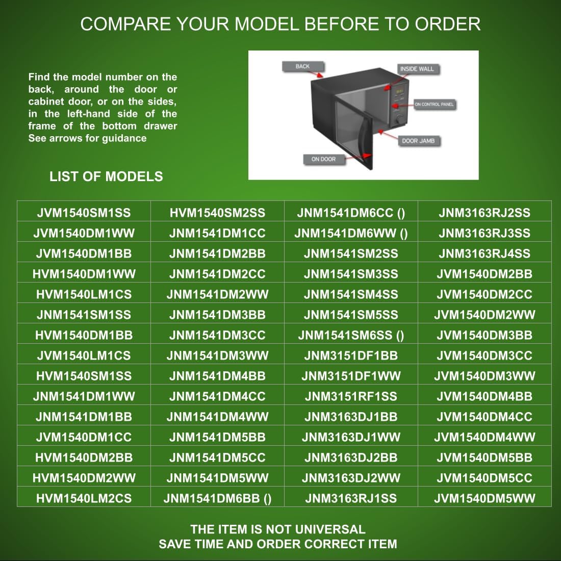 WB27X10927 CKDX10927X compatible with GE Microwave Magnetron fits old number WB27X10927