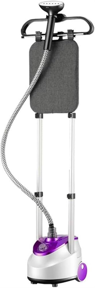 Vertical Garment Steamer,2.0L Tank Household Handheld Upright Iron Machine 11 Gear Adjustable Vertical Flat Steam Iron Clothes Steamer, Purple