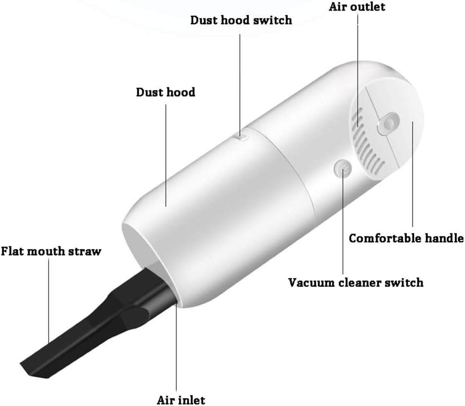 Cordless Handheld Vacuum Cleaner, Auto Vacuum Cleaner with HEPA Filter, Wet Dry Vacuum for Pet Hair, Home and Car Cleaning