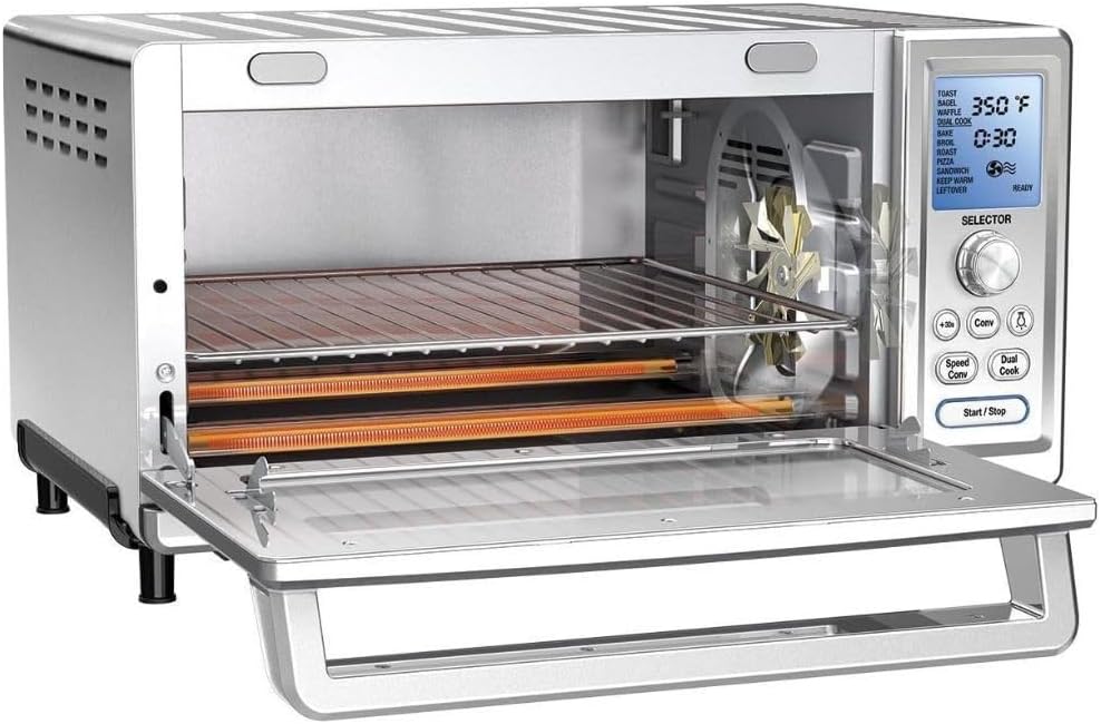 Cuisinart Chef’s Convection Toaster Oven, 1800-Watt Electric Oven with 15 Cooking Functions, Fits 13