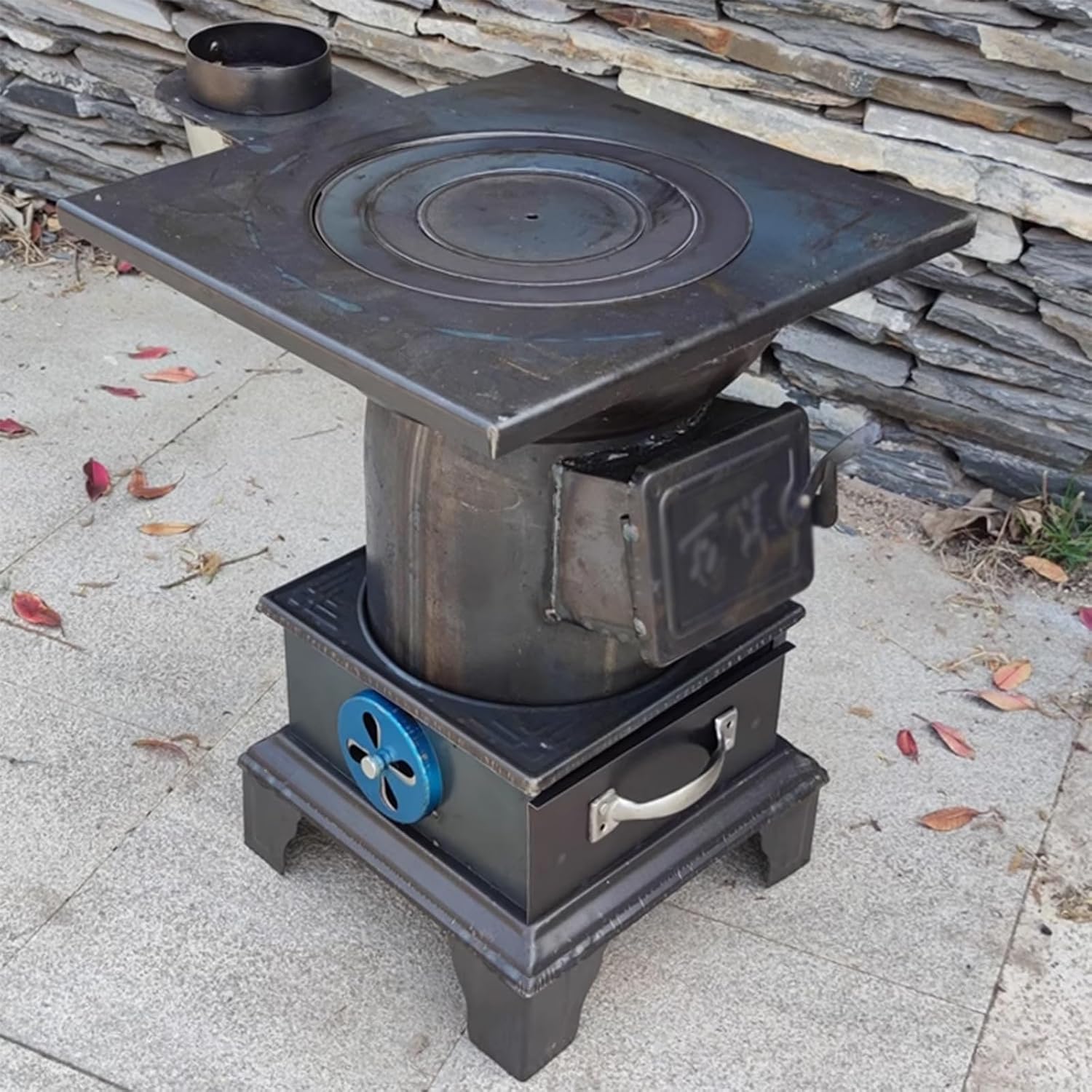 Wood Burning Stove, Outdoor Wood Burning Stove Portable, for Cooking, Camping, Tent, Hiking, Fishing