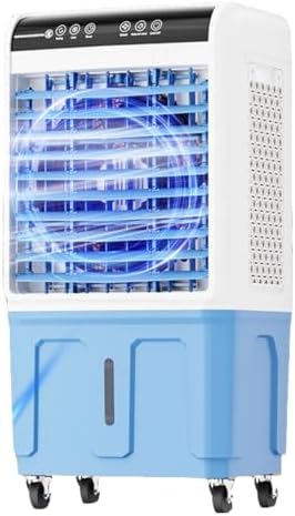 Windowless Portable Air Conditioners 3-IN-1 Evaporative Air Cooler with New Upgraded Copper Motor Cooling Fan With Extra Large Water Tank Ice Packs Cooling AC Unit for Indoor Outdoor Bedroom