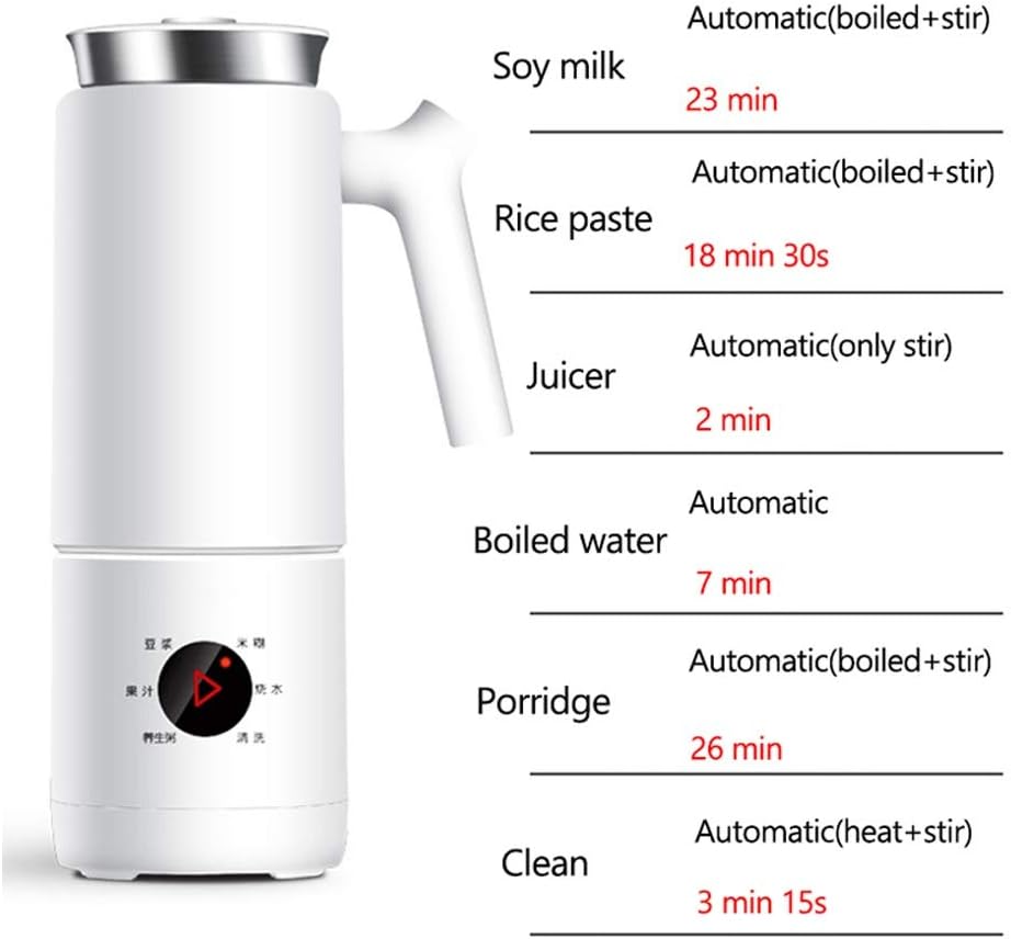 Soymilk Maker Machine Mini Mixer Juicer Blender Multifunction Portable Soybean Milk Filter-free Extractor
