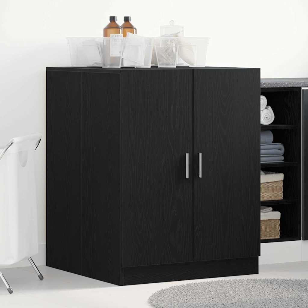 Washing Machine Cabinet Black Oak Engineered Wood,Home & Garden,Household Appliance Accessories,Laundry Appliance Accessories,Washer & Dryer Accessories
