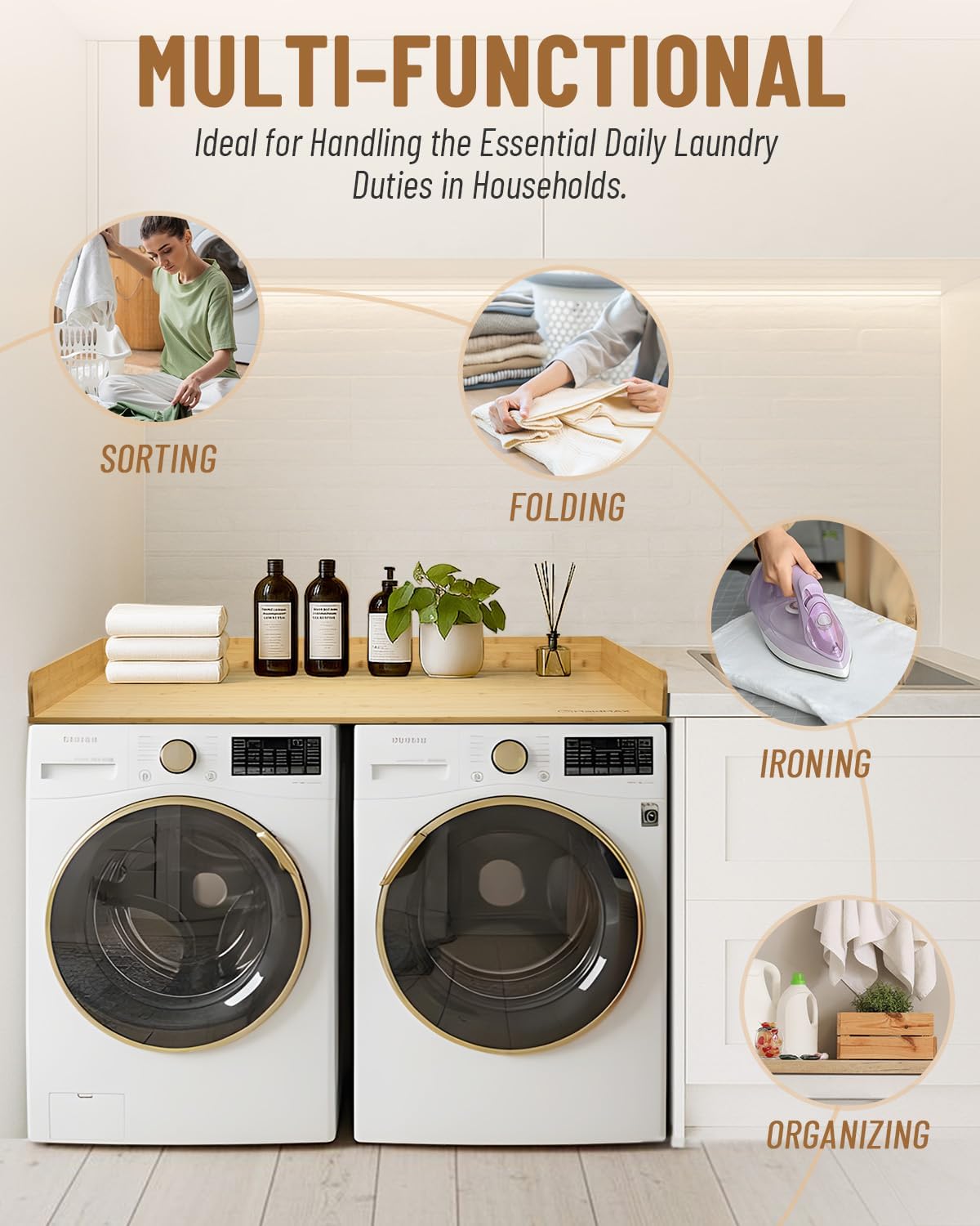 MaidMAX Washer Dryer Countertop, 54