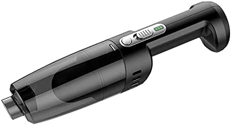 Cordless Handheld Vacuum, Mini Portable Car Cleaner, Rechargeable Strong Powerful Suction Low Noise, Vacuum Cleaner for Home Office Car Pet Hair, 2200mAh (Color : Black)