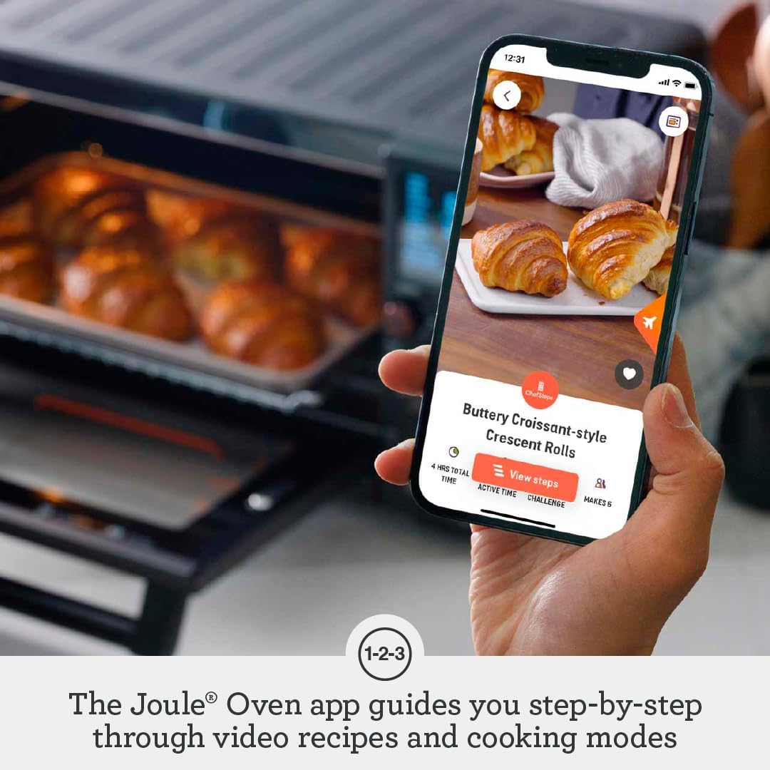 Breville BOV950BSS Joule Smart Oven Air Fryer Pro Countertop Oven, Brushed Stainless Steel