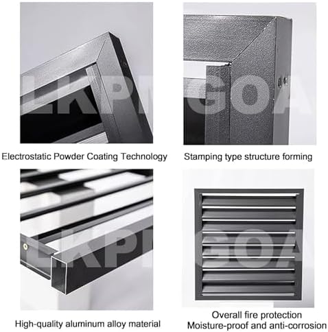 Aluminum Air Conditioner Fence with Top Cover, Outdoor Air Conditioner Fence, Theft Prevention, Noise Reduction(Gray,110cm)