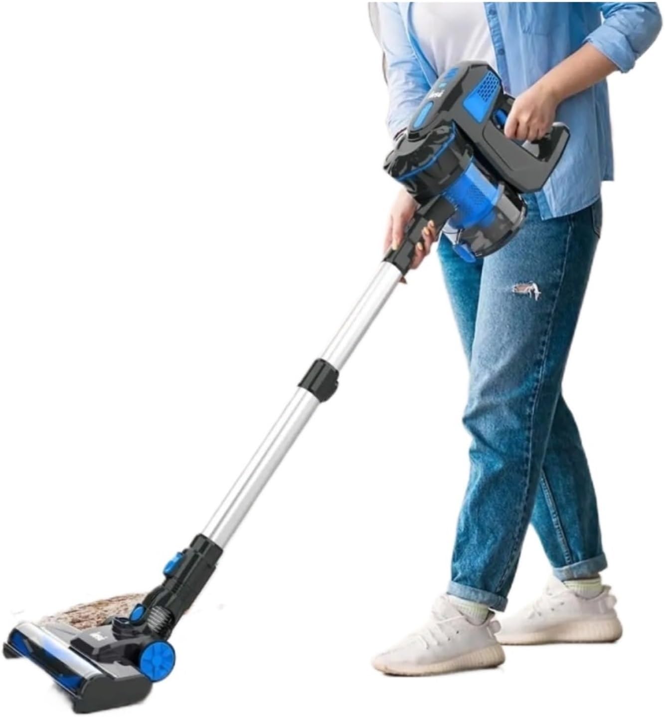 Cordless Vacuum Cleaner Lightweight Cordless Stick Vacuum Up To 45min Runtime 6-in-1 Vacuum Cleaner Cordless Compatible With INSE V770