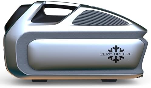 Zero Breeze Mark 3 Portable Air Conditioner – 5280 BTU High Power, Lightweight, Battery-Ready, for Camping, RV, Truck, Outdoor Use