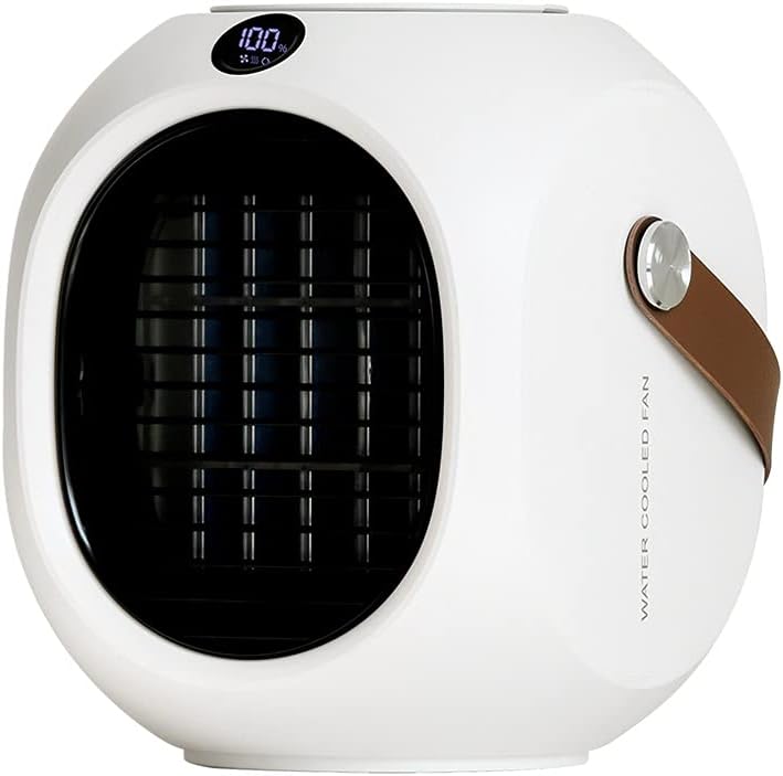 Cooling Fan Portable Air Conditioner, Personal Air Cooler with 3 Speeds for Room, Mini Air Conditioner Spray Fan Evaporative Air Cooler, Fan, Air Conditioner, Purifier, Night Light 4-in-1,for Hom