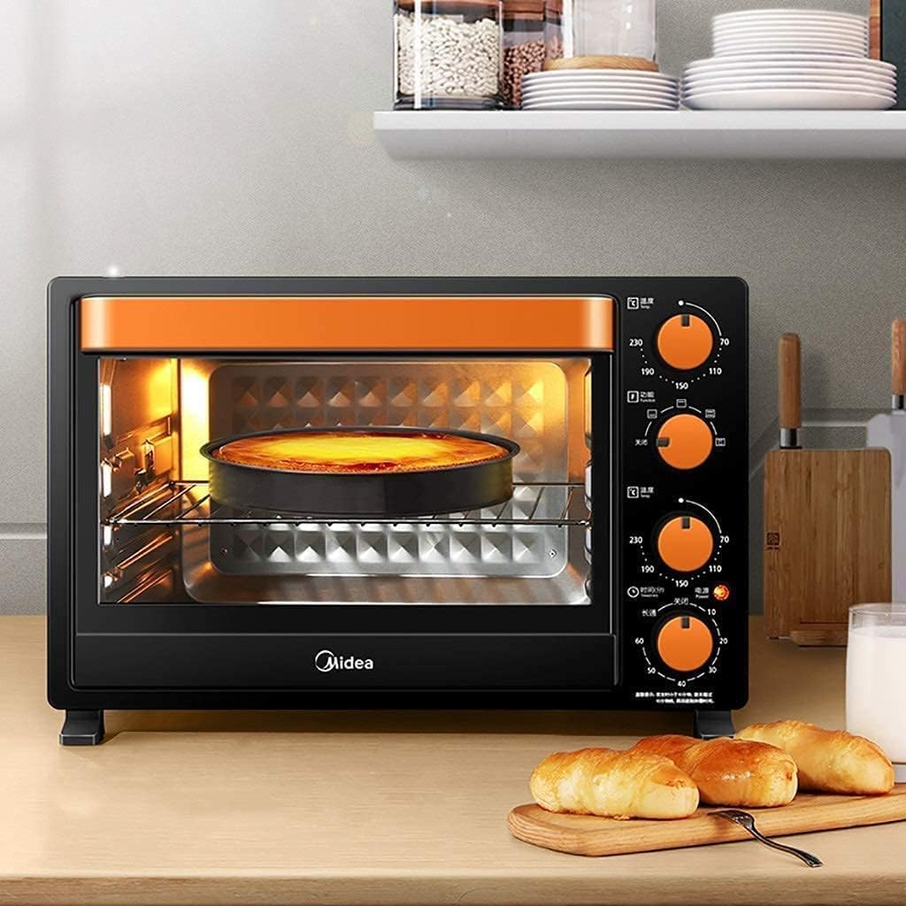 oven mini oven air fryer oven Mini Ovens 360 ° Rotating 32 Liter Large Capacity Electric Oven, Household Small 32L Large Capacity Baking Oven, Power 1500W Multifunctional Four-Layer Fully Automatic