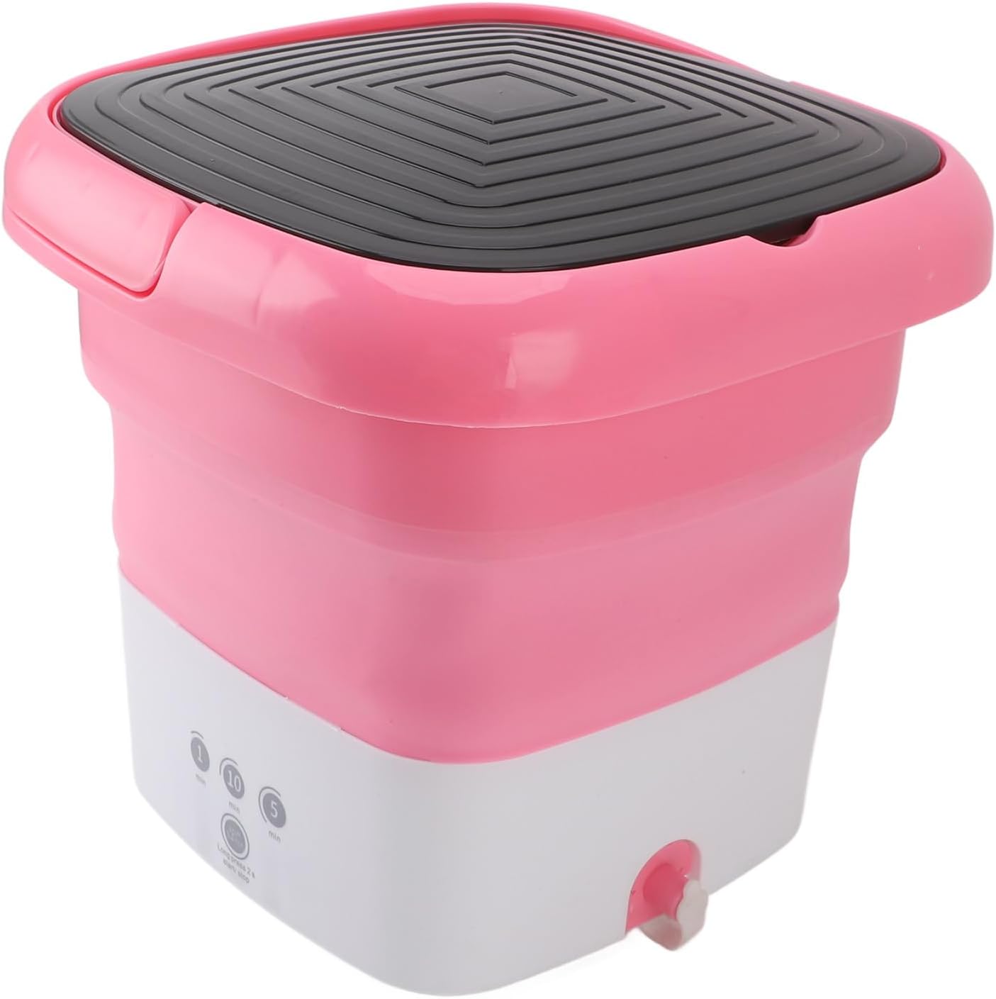 Portable Washing Machine Multifunctional Foldable Washer 9L Capacity, Suitable for Apartment, Dormitory RV Traveling, Convenient Laundry Option (US Plug)