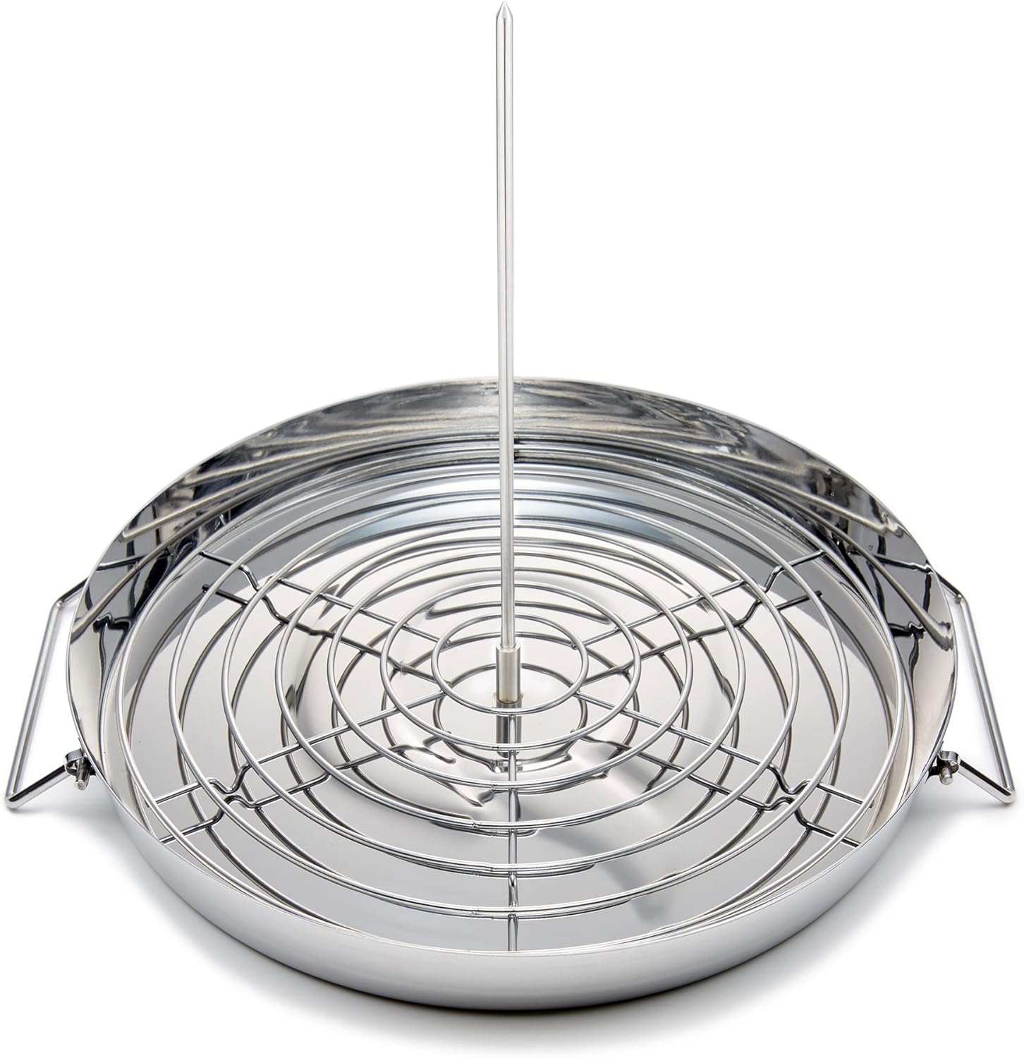 Mr. Bar-B-Q Extra Large Vertical Griller Powered by Trompo King for Tacos Al Pastor, Shawarma, Kebabs, Gyro, Vertical Stand with 3 Sized Spikes