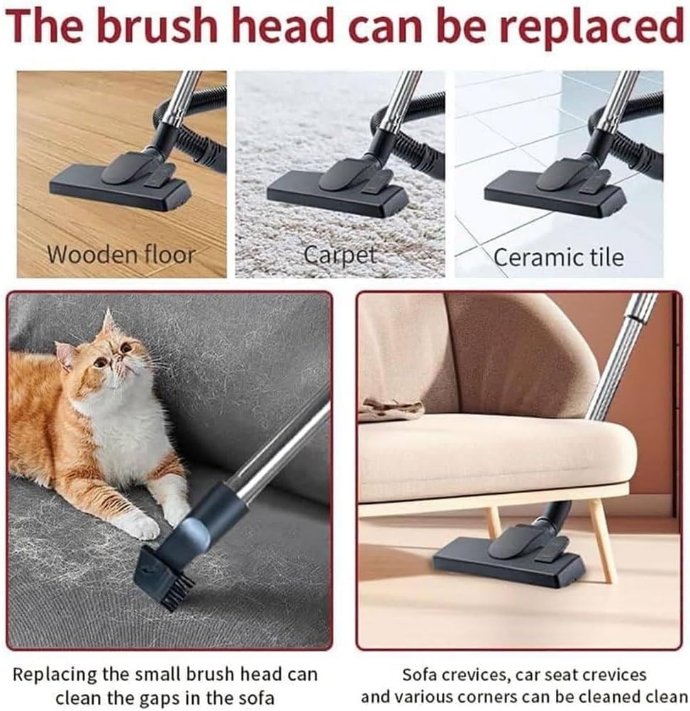 Bagless Cylinder Vacuum Cleaner 3.5L Carpet Cleaner, 3600W Multi-Function Corded Cyclonic Vacuum Cleaner