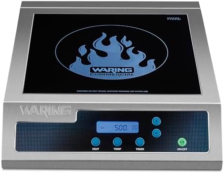 Waring Commercial Heavy-Duty Commercial Induction Range, 120V, 1800W