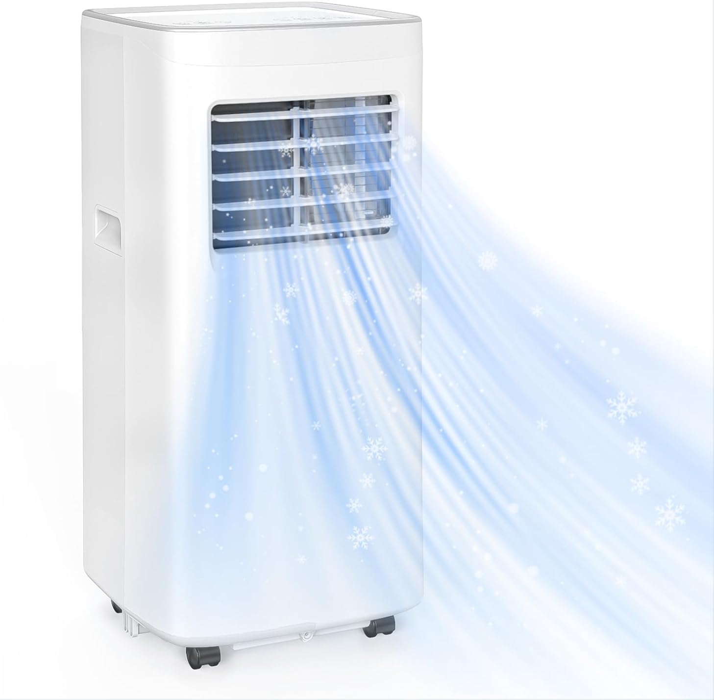 8500 BTU Portable Air Conditioners with Dehumidifier & Fan - 3-in-1 Cooling Unit for Rooms up to 450 Sq.Ft, Remote Control, Sleep Mode & Easy Installation Kit, Ideal for Studios/Offices/Home Use