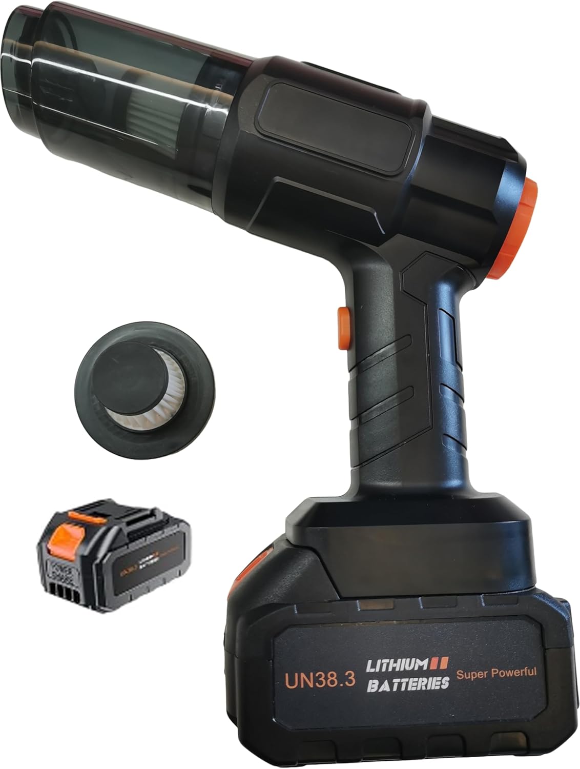 Car Vacuum Portable Cordless,35000PA High Power Suction & Blower, Wireless Handheld Vacuum Cleaner for Car, Home, Office, Pet(Profound Black)