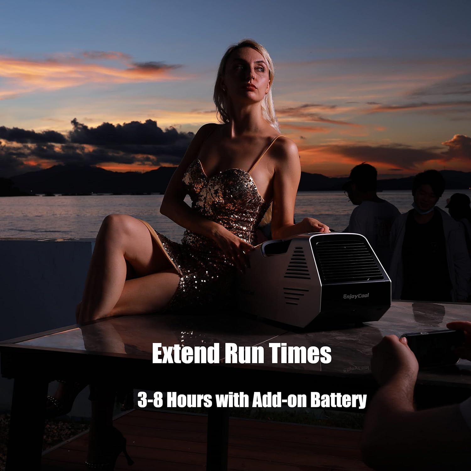 portable air conditioners 2380BTU's of fast cooling 240Wh Add-On battery with extended & custom run times ultralight portable air conditioner outdoor air conditioner portable air conditioners for car 24 volt dc air conditioner air cooler portable air