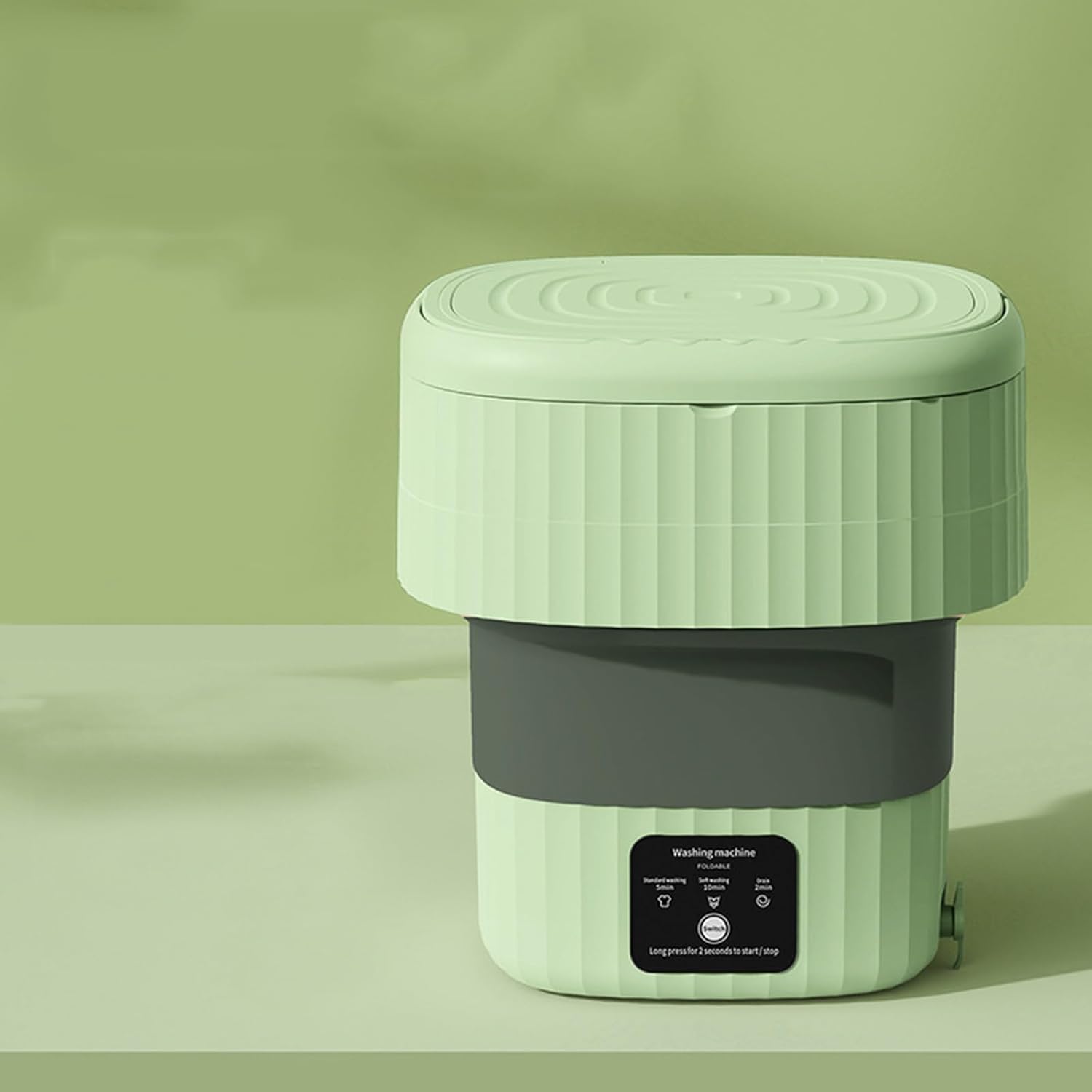 Portable Washing Machine, Mini Washer with 3 Modes And Spin Basket, 9L Large Capacity Laundry Washer Deep Cleaning for Underwear,Baby Clothes, Foldable Washing Machine for Apartments,Camping,Travel