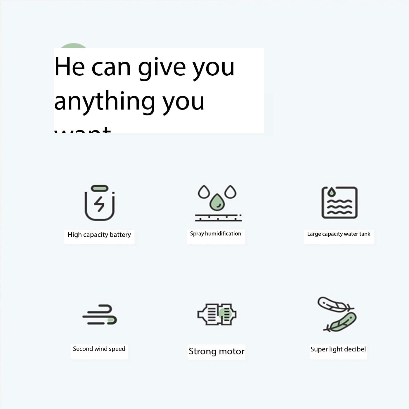 Mini Portable Air Conditioner, Household Refrigeration Air Cooler Desktop Mobile Cooler, Suitable for Home, Dorm, Office