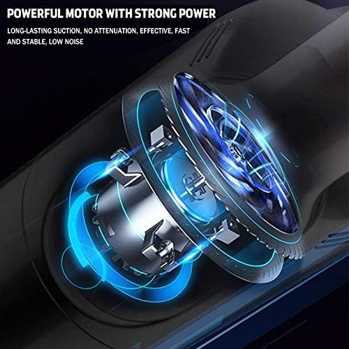 120W Handheld Vacuum Cordless Powerful Suction Portable Rechargeable Vacuum Cleaner Quick Charge for Car Home Pet Hair