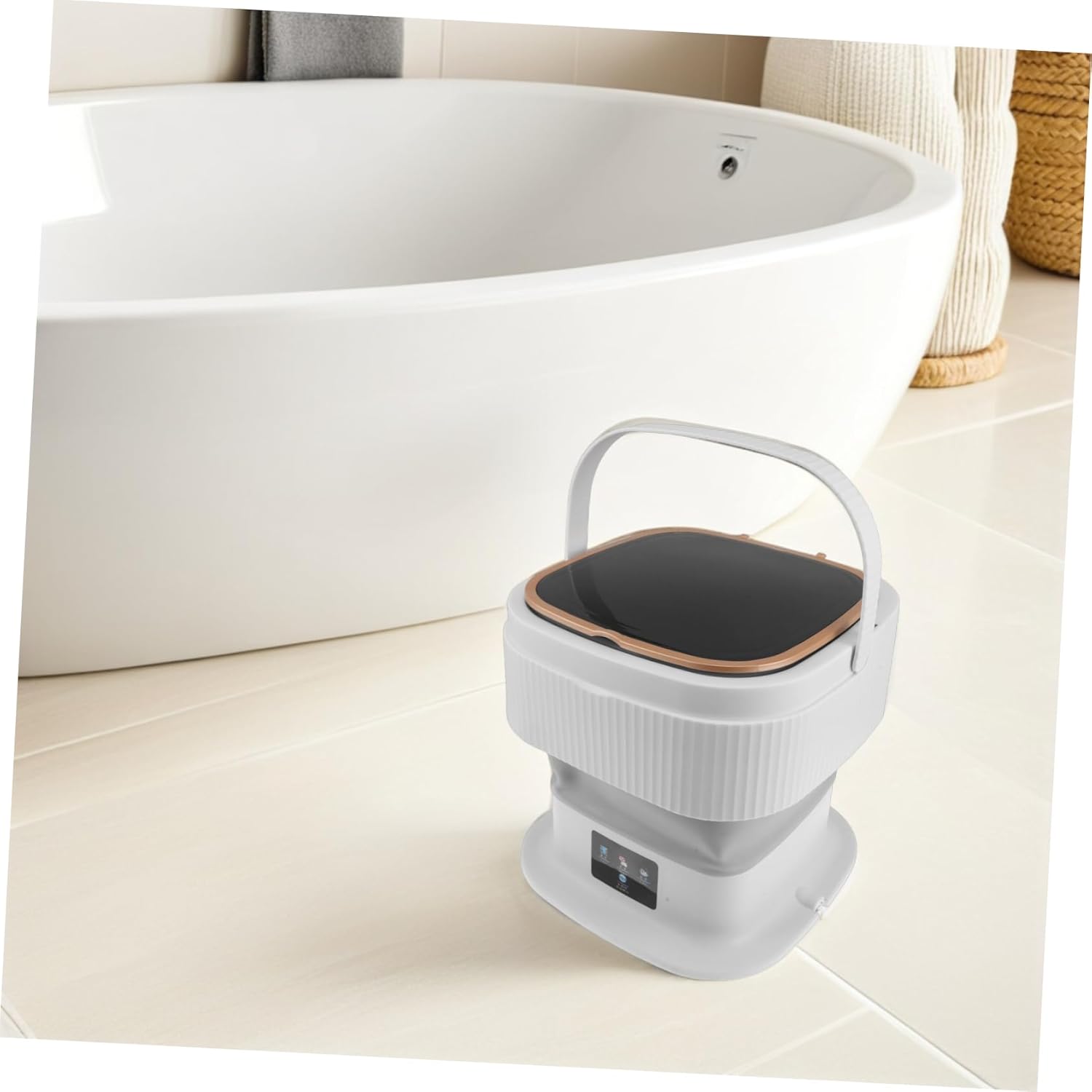 POPETPOP Mini Portable Laundry Machine l In-one Washer Dryer for Travel Undergarments