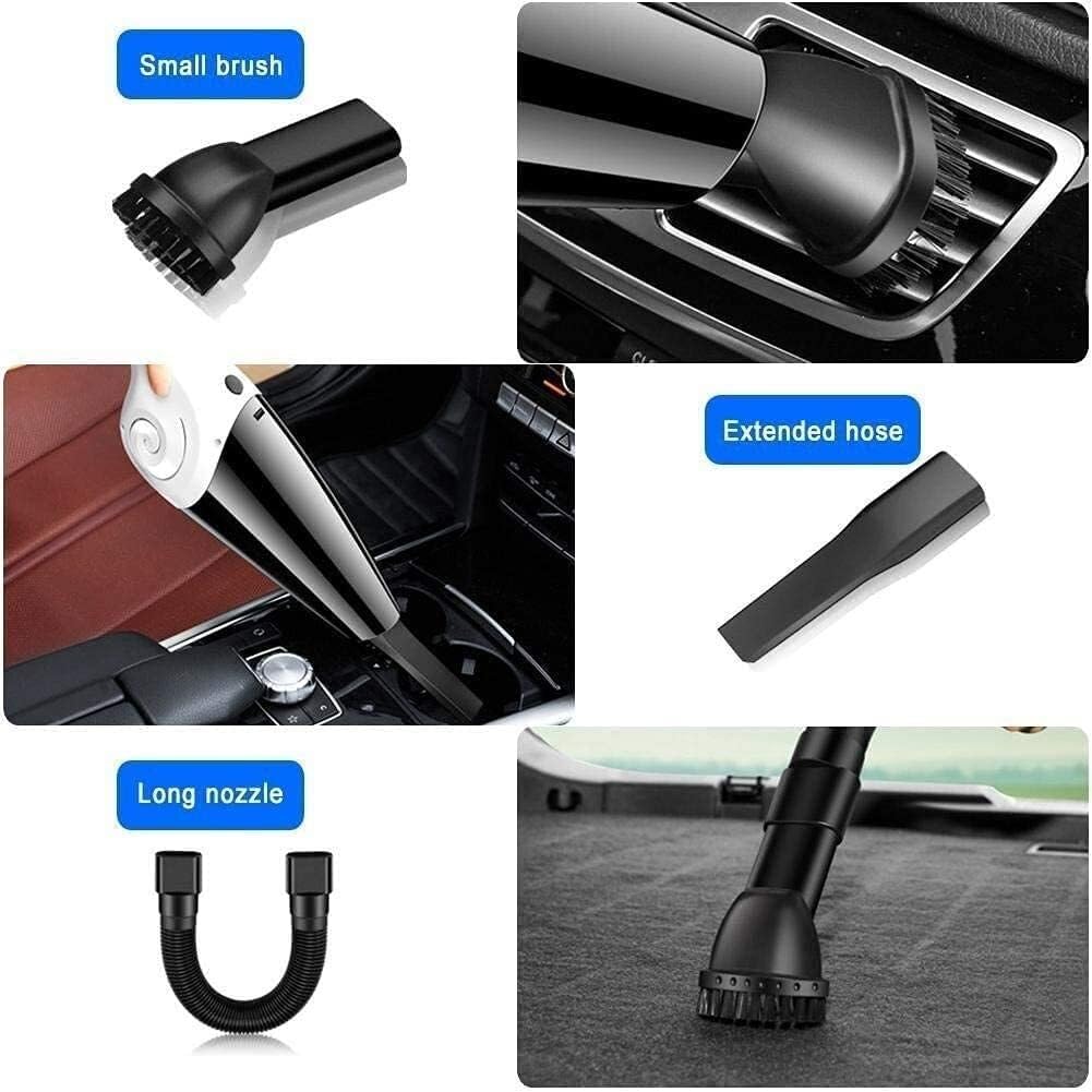 Handheld Vacuum Cordless, Handheld Vacuum Cordless, Portable Hand Vacuum Cleaner, Rechargeable, Powerful Cyclonic Suction, Very Suitable for Home, Office, Car Cleaning and Pet Hair