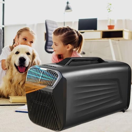 4-in-1 Portable Air Conditioner 5400BTU Cooling & 5600BTU Heating, Energy-Efficient AC Unit with Dehumidifier, Fan & Sleep Mode for Home, RVs & Camping, Green