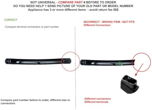 EAP17629879 PS17629879 AP7225027 CKD225027X Compatible with Frigidaire Microwave Door Handle fits Old Number EAP17629879 PS17629879 AP7225027