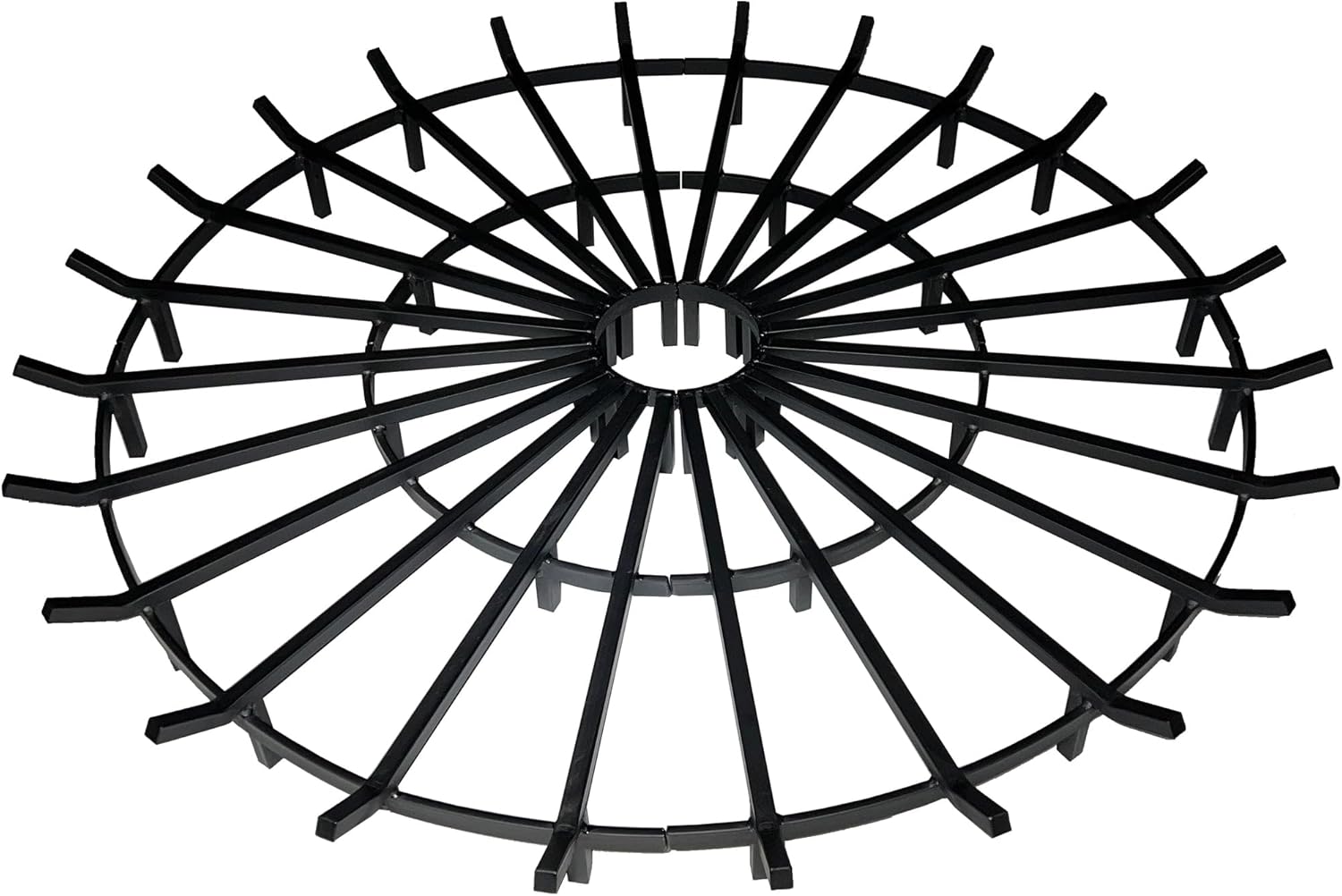 SteelFreak Super Heavy Duty Wagon Wheel Firewood Grate for Fire Pit - Made in The USA (60 Inch)