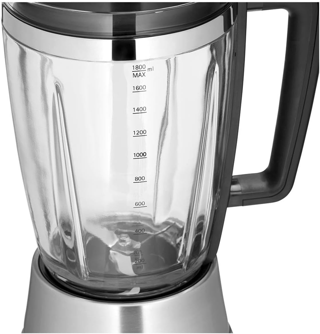 WMF Kult Pro Blender, 25,000 rpm, 1,400 Watt, Glass Container 1.8 L, Mixer Powerful Mixer, Smoothie, Ice Crush and Interval Function
