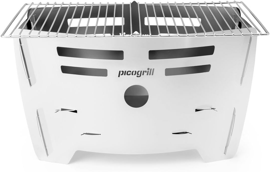Wood Stove and Grill with Grill Grate, Picogrill 680 for 1-4 Persons