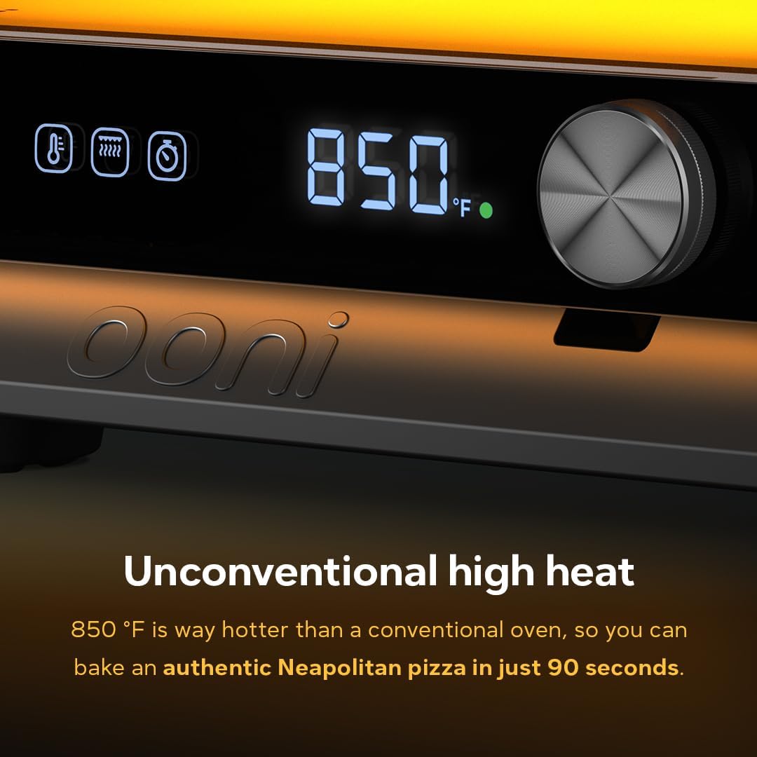 Ooni Volt 2 Electric Indoor Pizza Oven - Versatile Countertop Electric Toaster Oven, Cook 12 Inch Pizzas and More