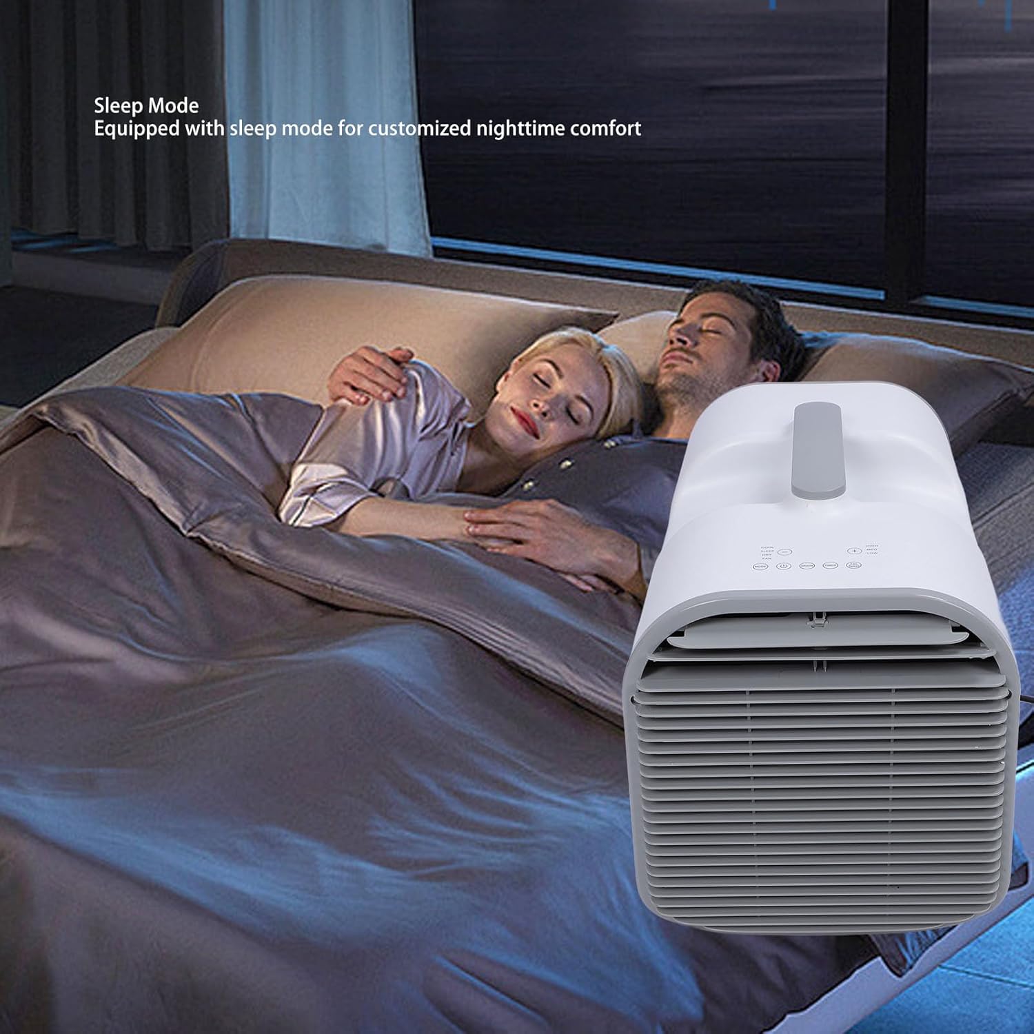 Portable Air Conditioner, 5200BTU Compact Cooling Dehumidification Small AC Unit Remote Control Work Shop Tent RV Room (US Plug 110V)