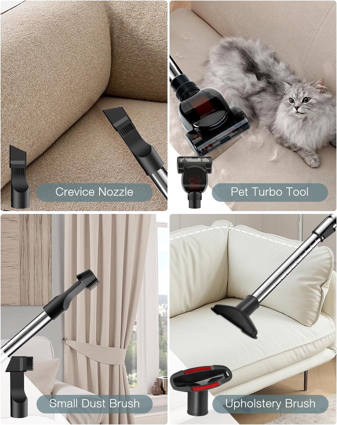 Zefiro Canister Vacuum Cleaner, Bagless Canister Vacuum for Home, Powerful Suction, Auto Cord Rewind, HEPA Filter, Corded Vacuum for Hard Floors, Carpet, Apartment/Rental Friendly(Purple&Black)