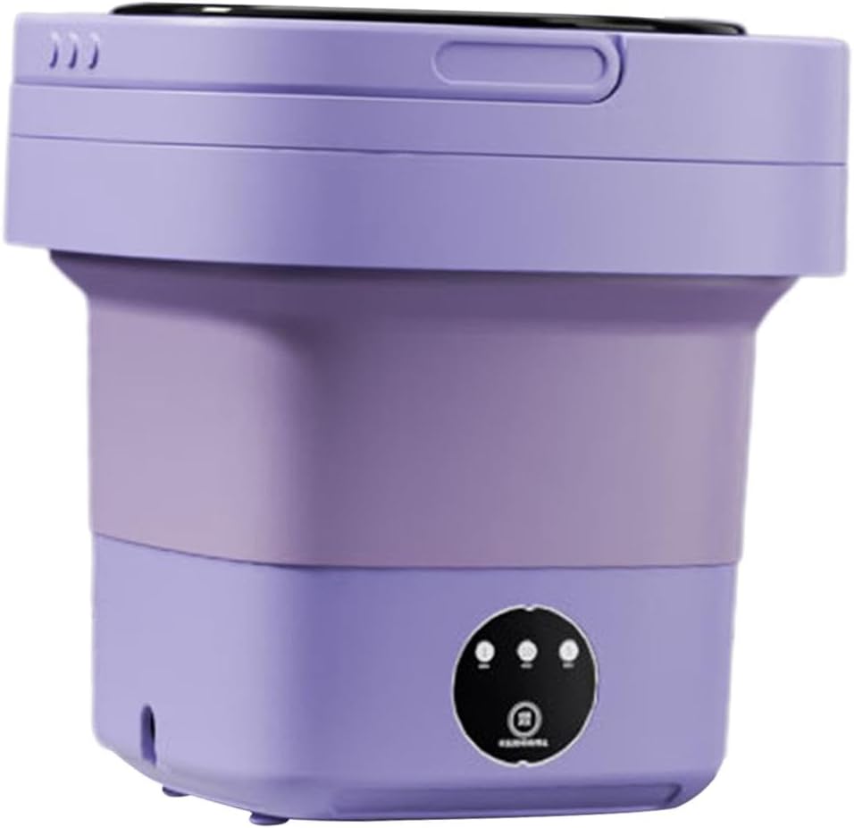 Compact Washer for Travel, Camping, and Small, Violet