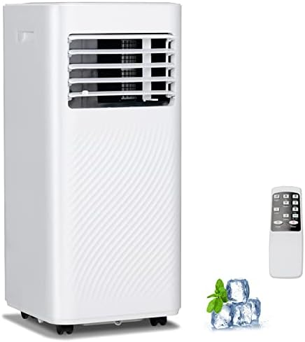 PETSITE 10000 BTU Portable Air Conditioner, 3 in 1 AC Cooling Unit with Remote Control, Dehumidifier, Sleep Mode, Window Kit, Personal AC Unit for Bedroom