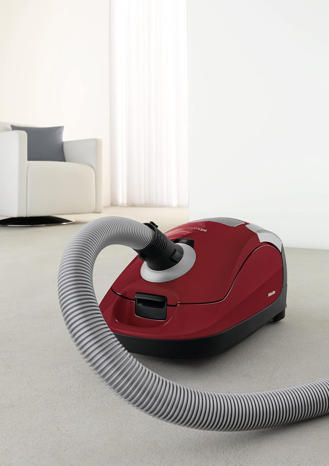 MIELE Aspirateur Compact C1 EcoLine Rouge Mangue 3.5 Litre 550 Watt